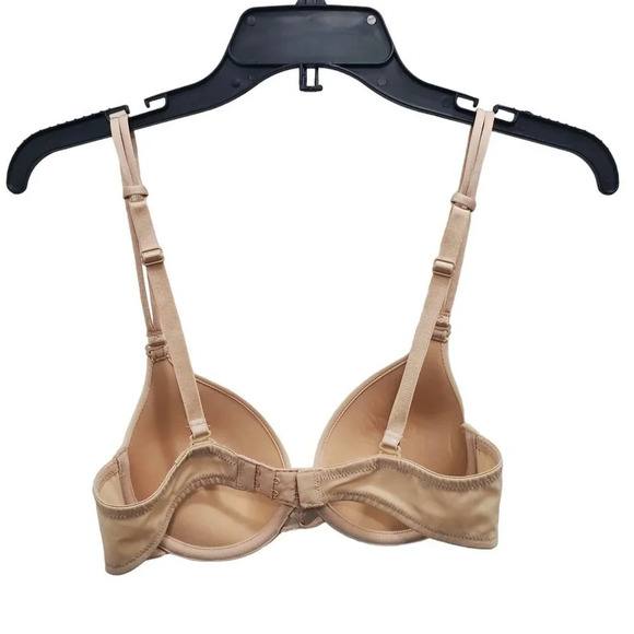 Wacoal Women's 65842 Nude Lightly Padded Cup Underwire Demi Bra Size 34B - Picture 3 of 3
